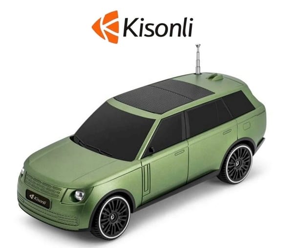 Kisonli Solar Charge Car Wireless Speaker(Green)