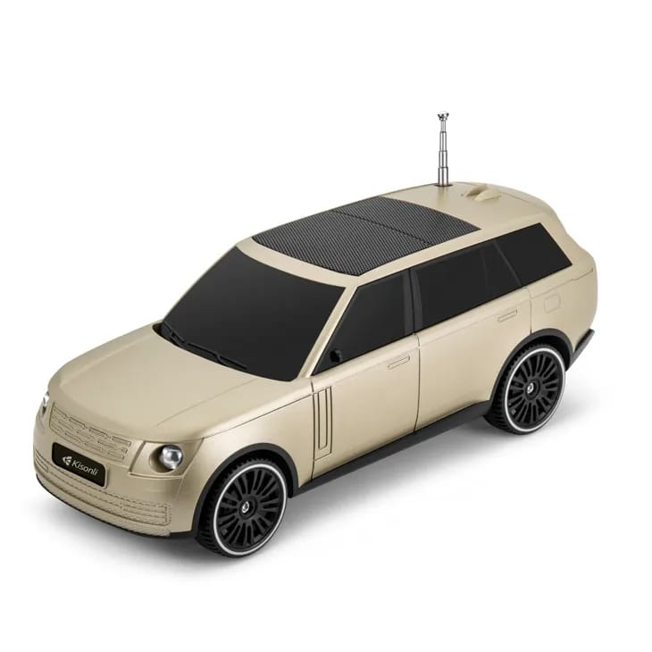 Kisonli Solar Charge Car Wireless Speaker(Cream Gold)